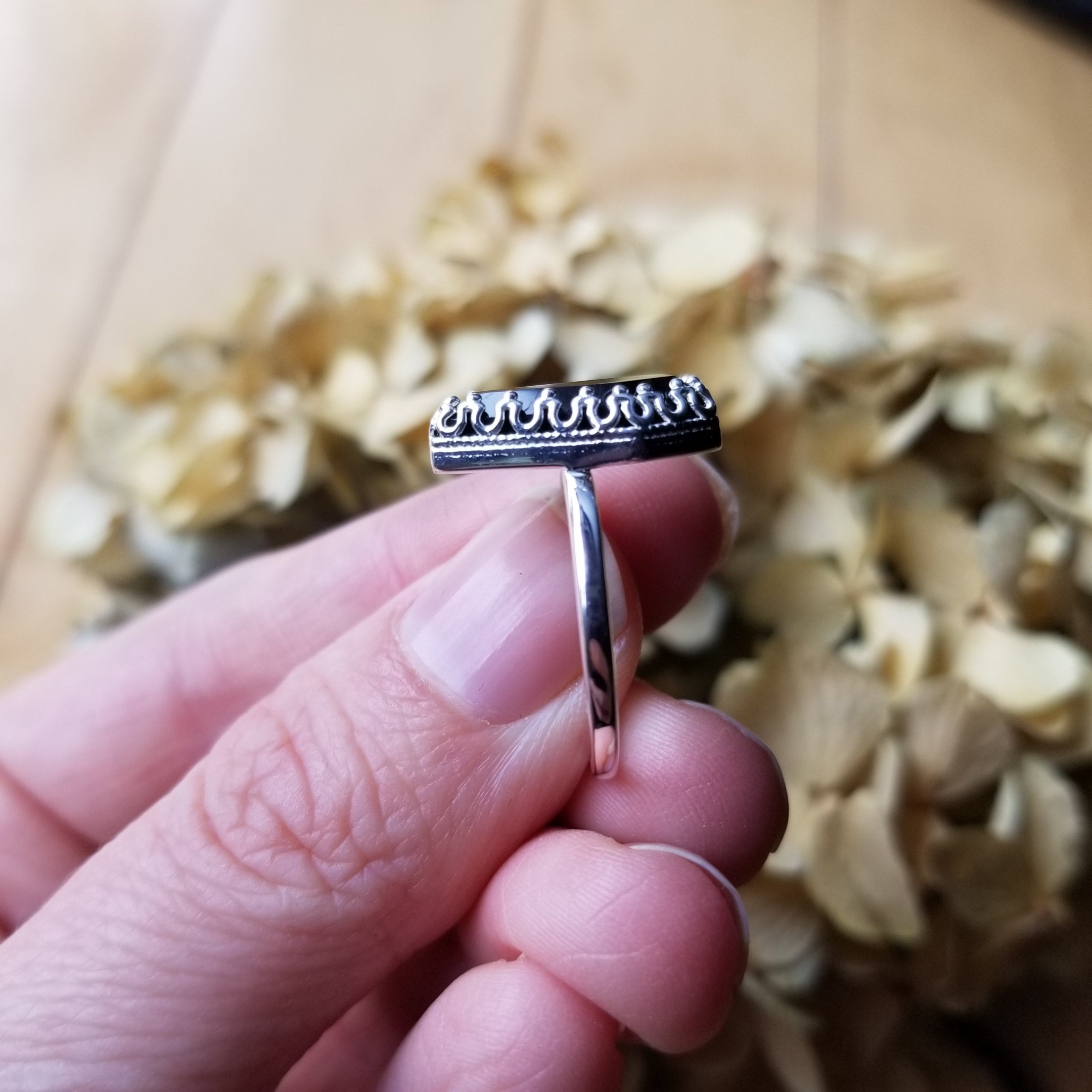 925 ring shop with black stone