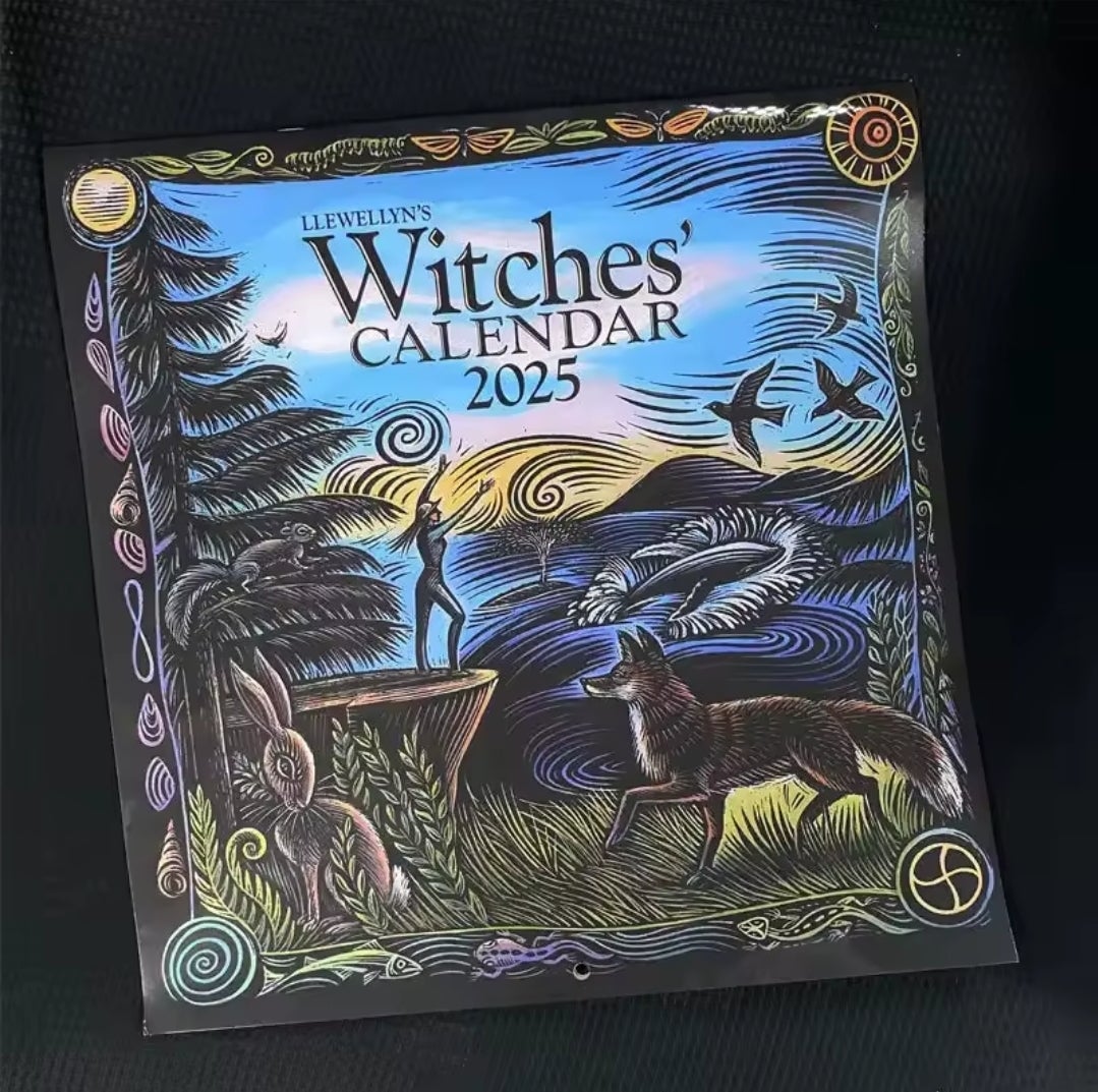Llewellyn's 2025 Witches' Calendar Moonfall Metaphysical